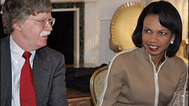 U.S. Secretary of State Condoleezza Rice and U.S. Ambassador John Bolton 