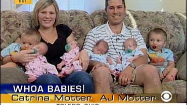 Quads born to couple who'd had twins 