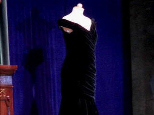 Blue velvet gown from Princess Diana of Wales 
