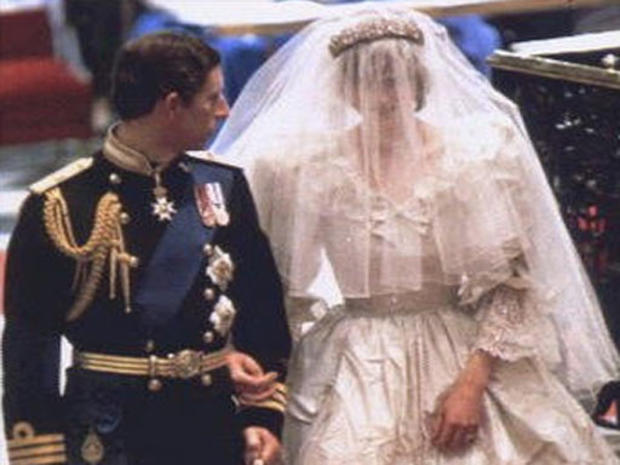 Princess Diana and Prince Charles on Buckingham Palace 