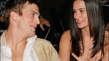 Ashton Kutcher and Demi Moore 