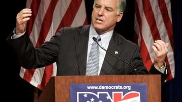 Democratic National Committee chairman Howard Dean addresses members of the DNC during their summer meeting in Chicago, Saturday, Aug. 19, 2006. 