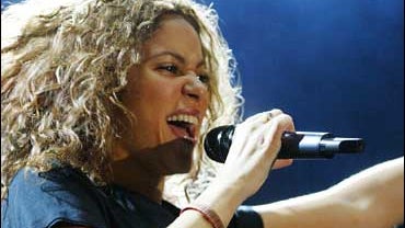 Shakira in Timisoara City near Bucharest 