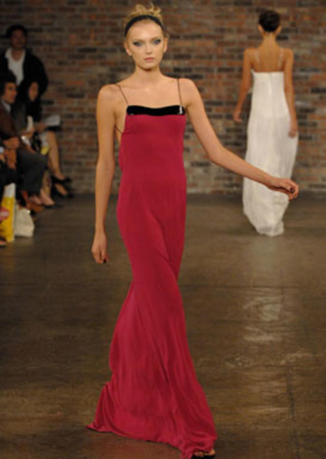 Narciso rodriguez 2024 red dress