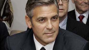 George Clooney at the UN on Sept. 14, 2006. 