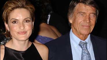 Mariska Hargitay and her father Mickey 