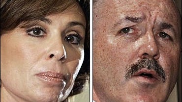 New York State Attorney General candidate Jeanine Pirro and former New York City Police Commission Bernard Kerik 