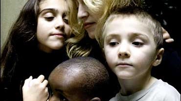 Madonna with David, Lourdes, and Rocco 