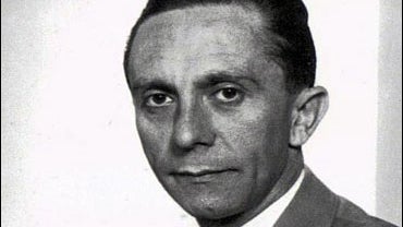 German SS propagandist Joseph Goebbels 