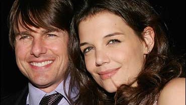 Tom Cruise and Katie Holmes 