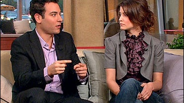 Josh Radnor and Cobie Smulders 