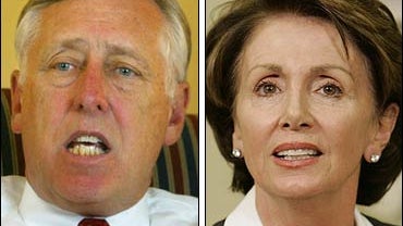 Nancy Pelosi and Steny Hoyer 