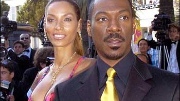 Eddie Murphy  with wife Nicole 