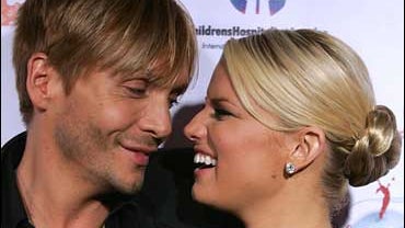 Ken Paves and Jessica Simpson 