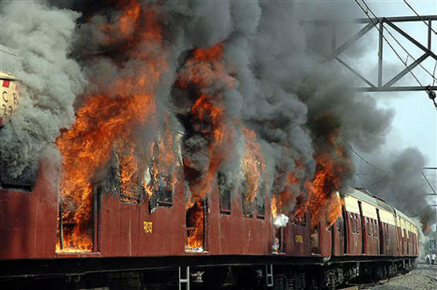 Train Flames 