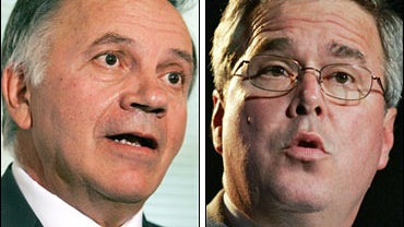 Rep. Tom Tancredo (R-CO) and Jeb Bush, Governor of Florida 
