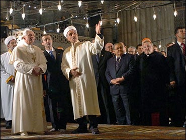 Pope Benedict XVI in Istanbul's Mufti Mustafa Cagrici 