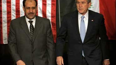 Bush and al-Maliki 