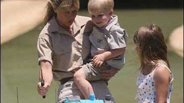 Terri Irwin, Bob Irwin and Bindi Irwin 