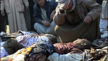 iraqi weeps over dead relative 