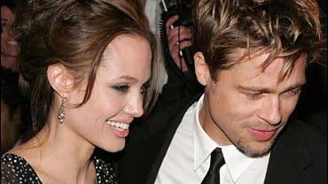 Angelina Jolie and Brad Pitt 