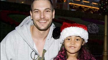 Kevin Federline and daughter Kori at Disneyland Dec. 13 