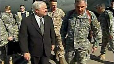 VIDEO STILL of Gates with Abizaid 