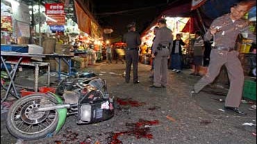 Investigating the blast 