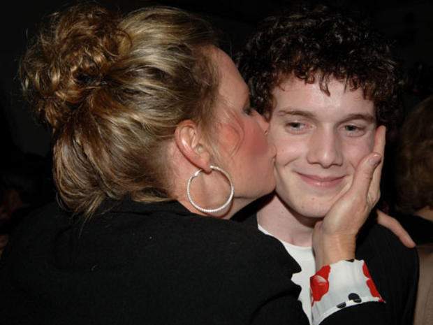 Susan Markowitz, whose son Nick Markowitz was the victim of murder that the movie is based on, and actor Anton Yelchin, who plays Nick Markowitz, attend the after party following the premiere of Universal Pictures' "Alpha Dog" at the Cinerama Dome on Jan. 