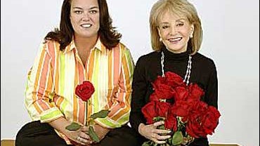 rosie o'donnell and barbara walters 