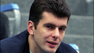Russian billionaire Mikhail Prokhorov seen in Moscow 