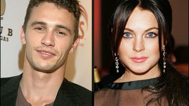 James Franco and Lindsay Lohan 