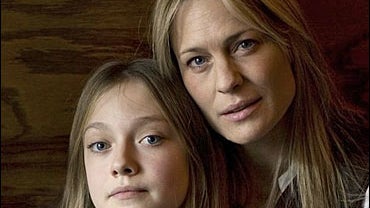 Dakota Fanning, left, and Robin Wright Penn, are photographed during the Sundance Film Festival in Park City, Utah 