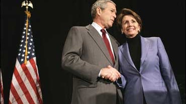 President Bush, house democrats 