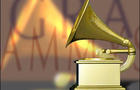 Grammy Award trophy, on texture, partial graphic 