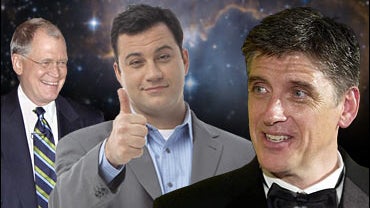 Jimmy Kimmel, Craig Ferguson and David Letterman 