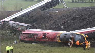 train derailment, England, Cumbria, 