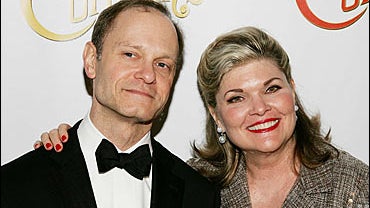 Hyde Pierce and Debra Monk attend the Broadway opening 