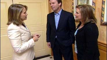 John and Elizabeth Edwards, with Katie Couric on 60 Minutes 