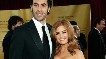 Sacha Baron Cohen and Isla Fisher 