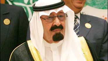 King Abdullah bin Abdul Aziz al-Saud of Saudi Arabia 