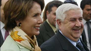 Pelosi visits Syria 
