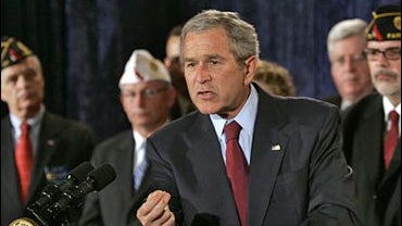 President Bush delivers remarks on the Iraq war supplemental 