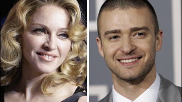Justin Timberlake and Madonna 
