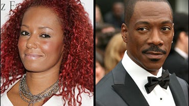Actor Eddie Murphy and Former Spice Girl Mel B 
