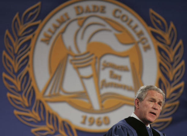 President Bush<br>Miami Dade College 