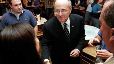 Rudy Giuliani, The Fish Market Restaurant in Birmingham, Ala., May 9, 2007 