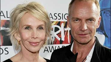 Trudie Styler and Sting 