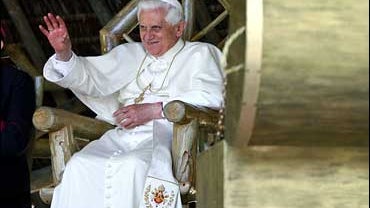 Pope Benedict XVI, Guaratingueta, Brazil, May 12, 2007 