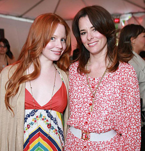Lauren Ambrose and Parker Posey during the FOX 2007 Upfront 